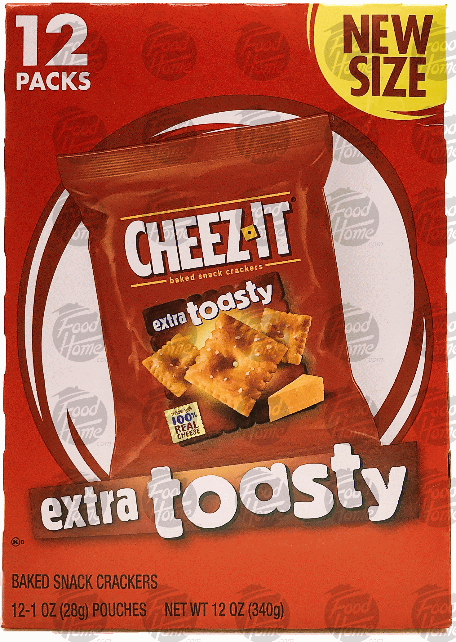 Cheez-it  extra toasty cheez-it snack packs, 12 pk. Full-Size Picture